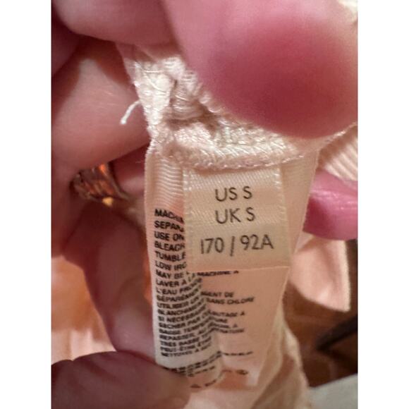 Free People We The Free Feelin It Pink Patchwork Slouchy Long Sleeve Top Small - Picture 9 of 10